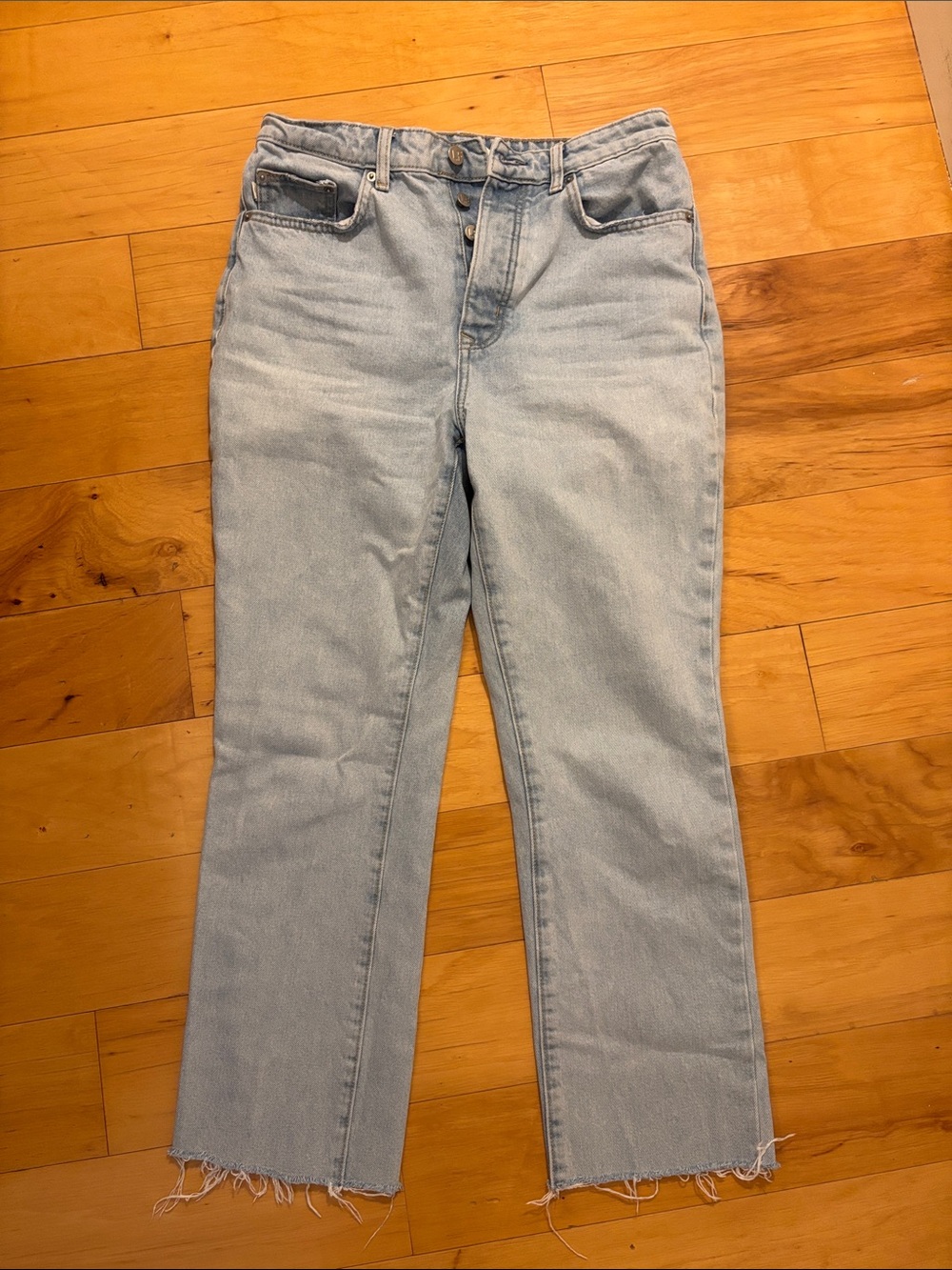 Lovers + Friends Light Blue Straight Leg Jeans